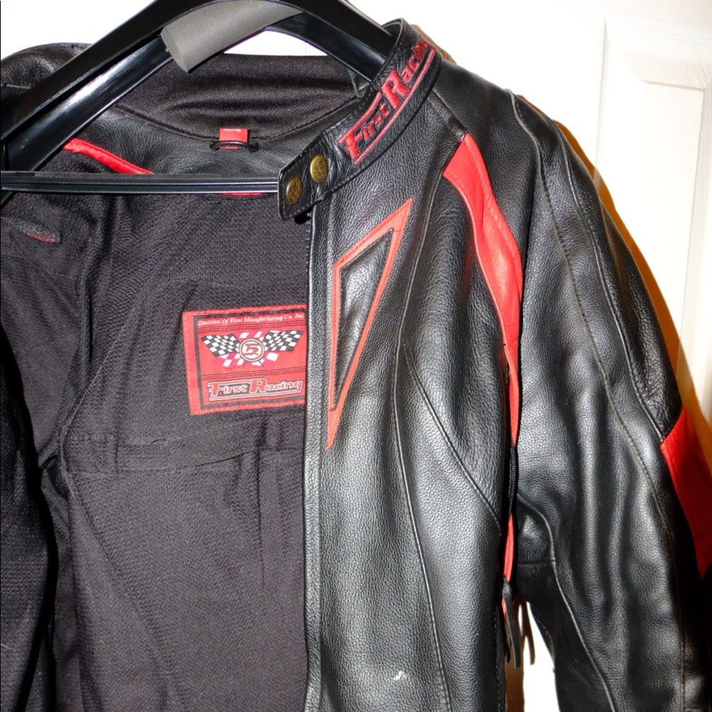 First Racing 100% Leather Jacket - Picture 7 of 7